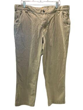 Carhartt Men's Tan Relaxed Fit Straight Leg Work Jeans Size 42x30